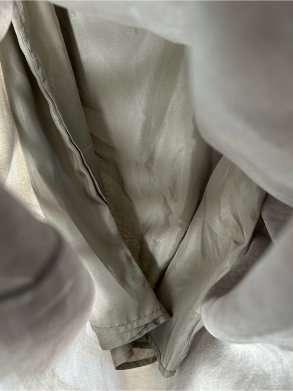 Eileen Fisher Neutral Ombre Sleeveless Midi Shift Dress - Picture 7 of 8